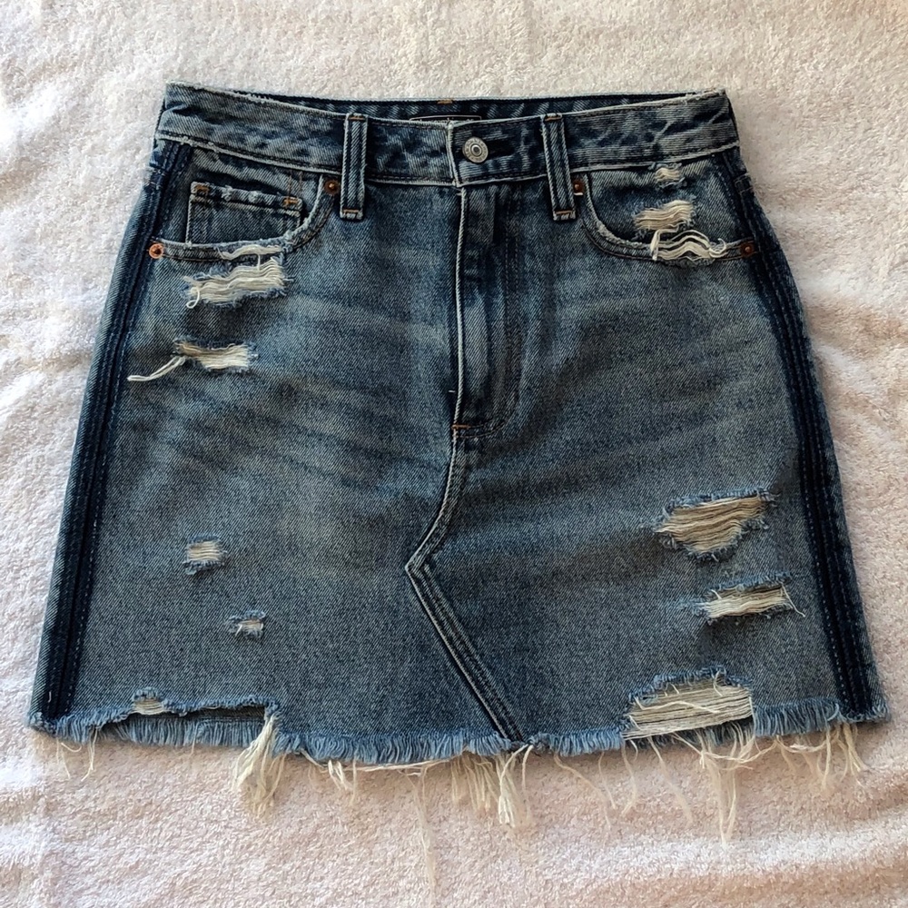 Abercrombie denim mini skirt